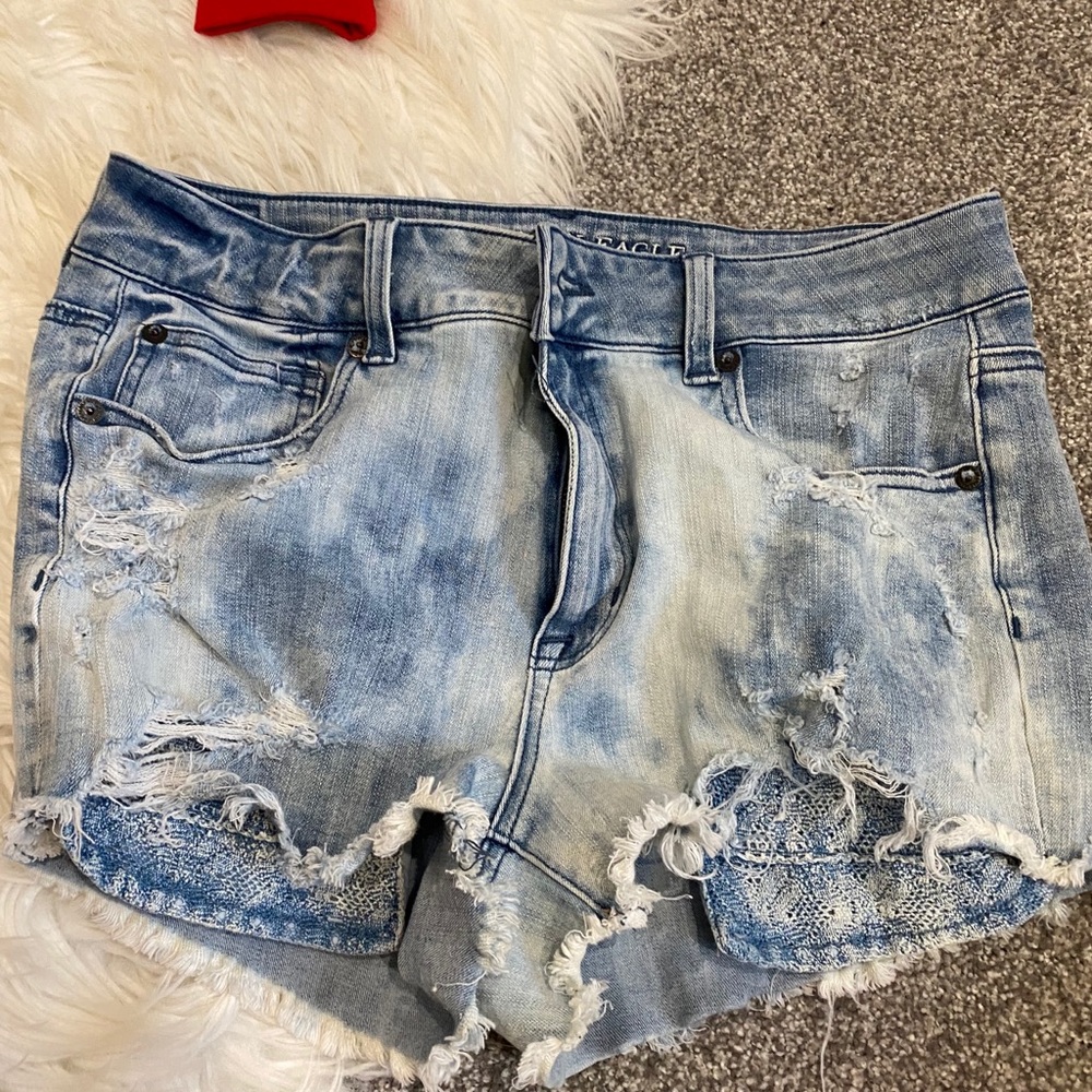 american eagle jean shorts